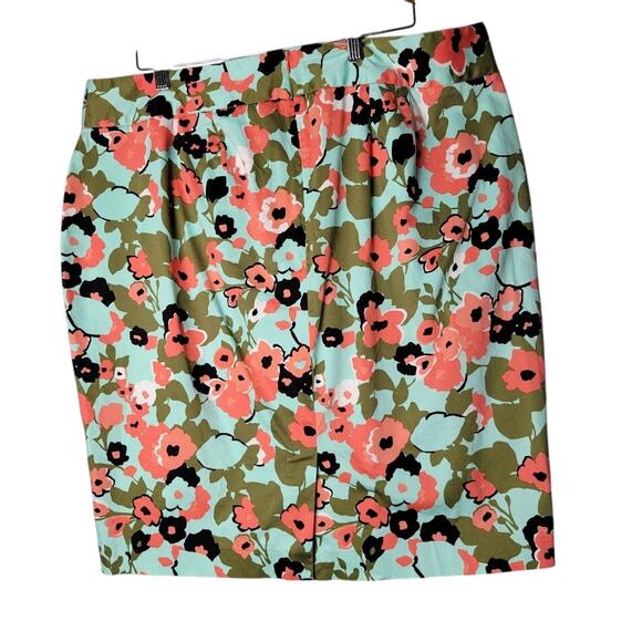 Lane Bryant Floral Skirt Bundle 20 Pencil Stretch Cotton Plus Size Bold Artsy - Picture 3 of 10